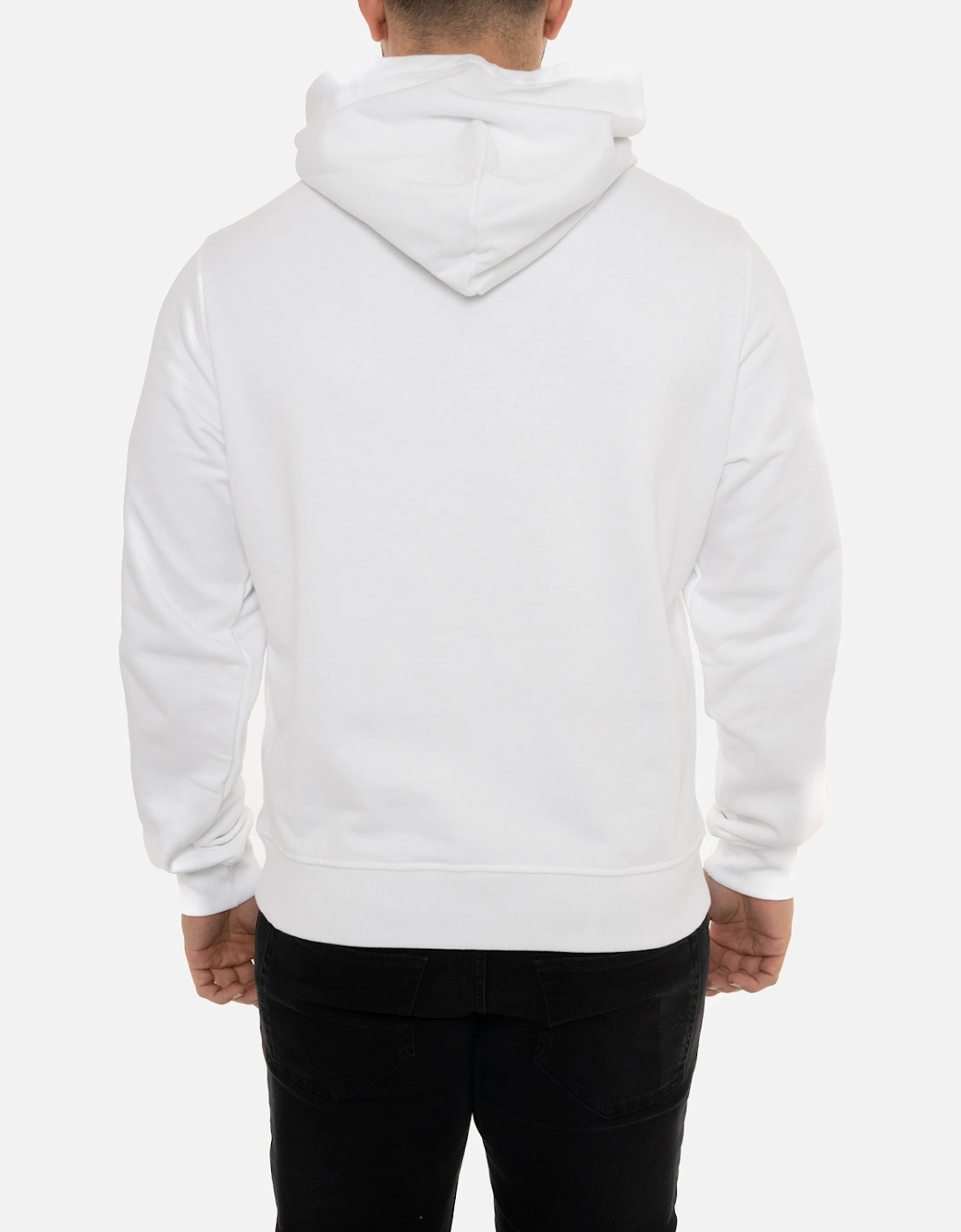 Mens S-Ginn E8 Hooded Sweatshirt (White)