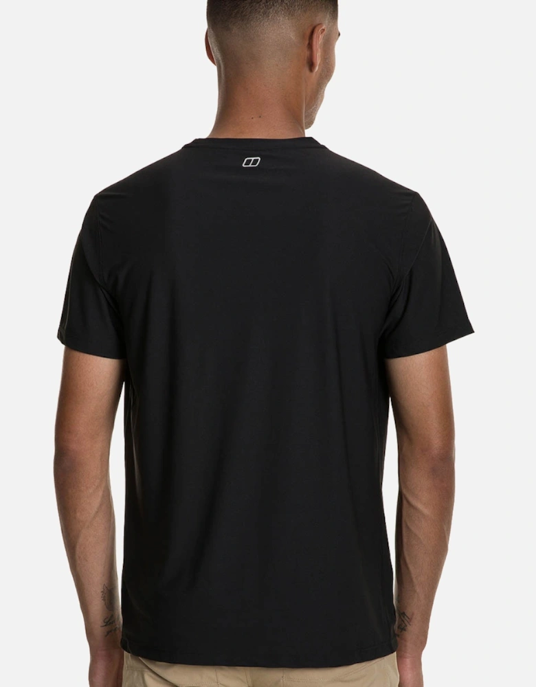 Mens 27/7 Tech Base Crew T-Shirt (Black)