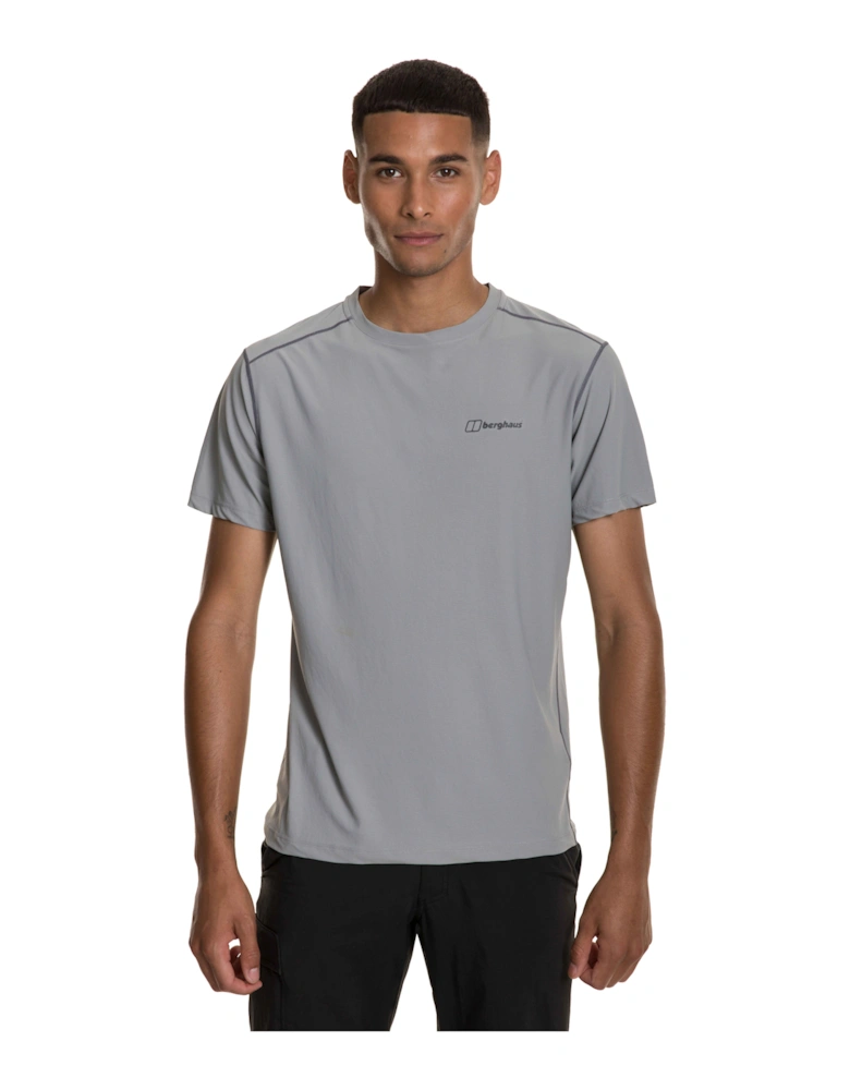 Mens 27/7 Tech Base Crew T-Shirt (Grey)