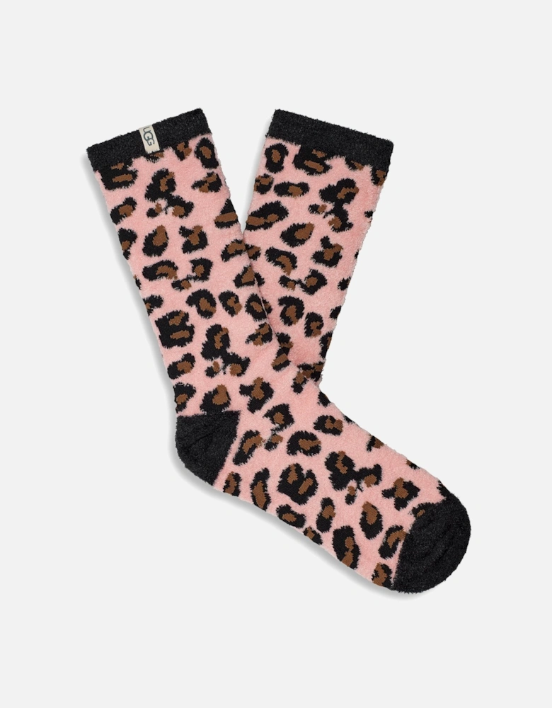 Womens Leslie Graphic Socks (Pink)