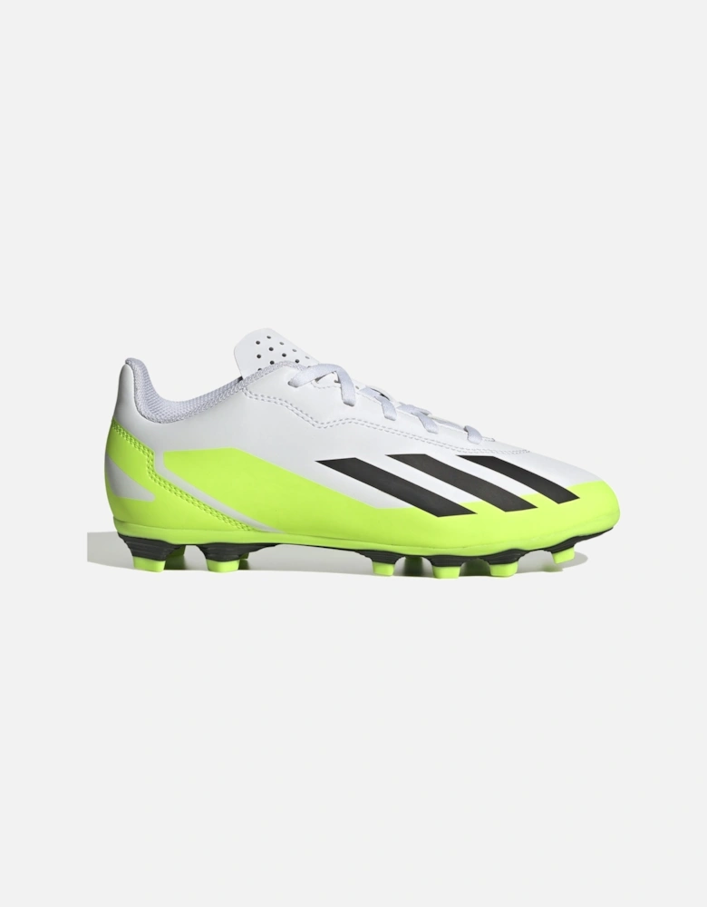 Youths X Crazyfast.4 FXG Football Boots (White)