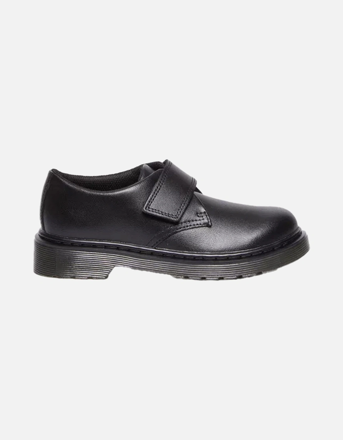 Dr. Martens Youths Kamron T Lamper Velcro Oxford Shoes (Black)