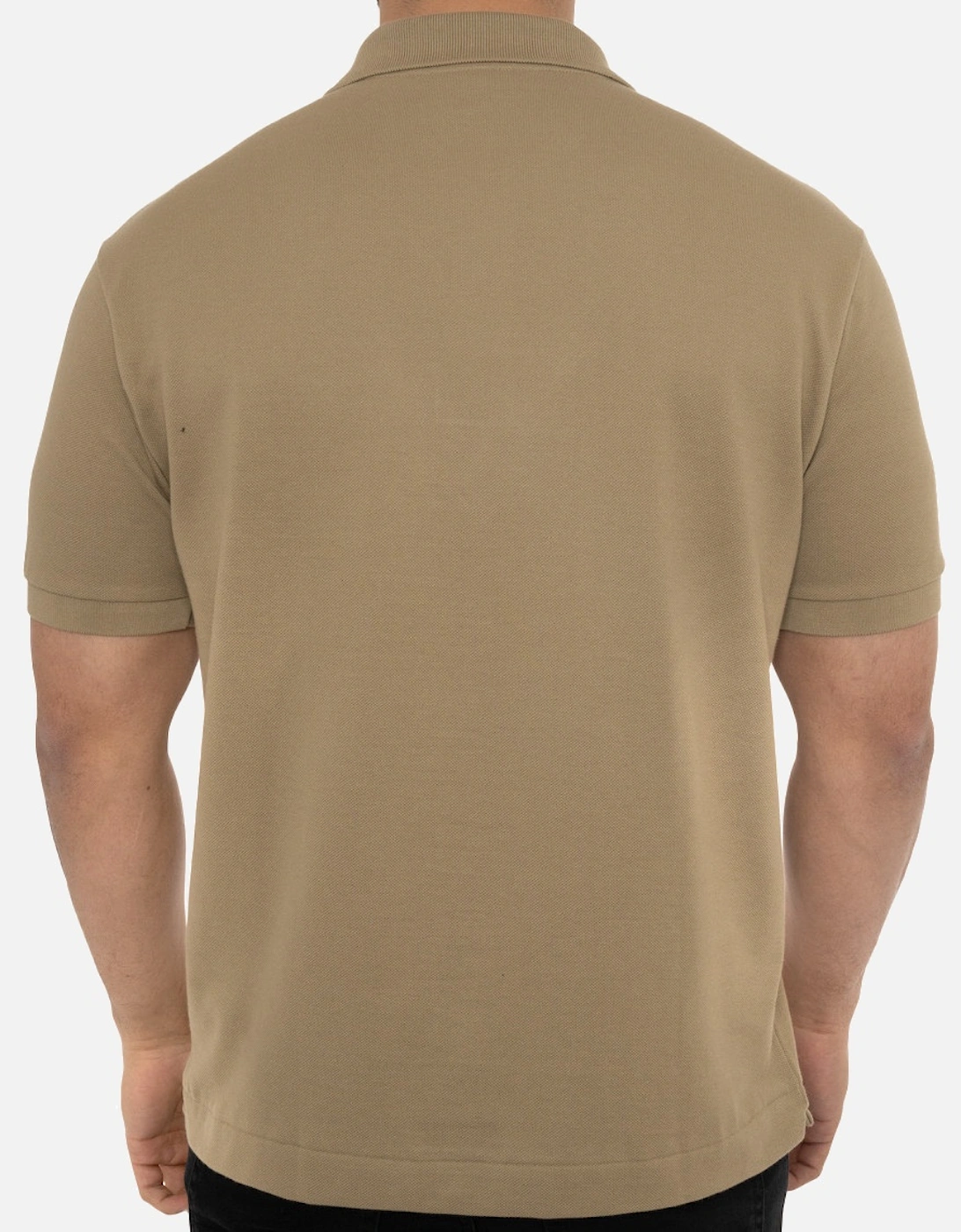 Mens S/S Classic Fit Polo Shirt (Beige)