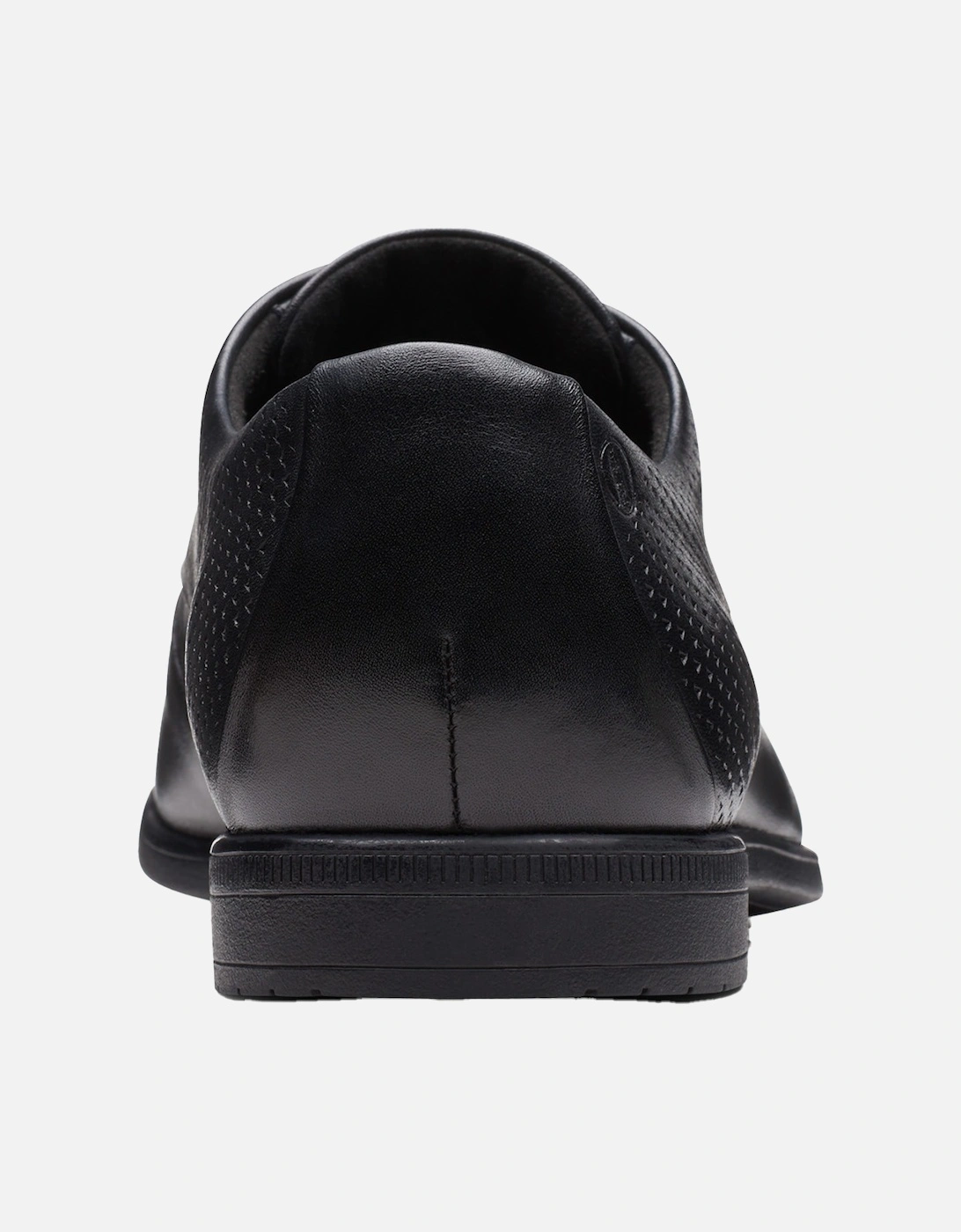 Mens Boswyn Lace Leather Shoes (Black)