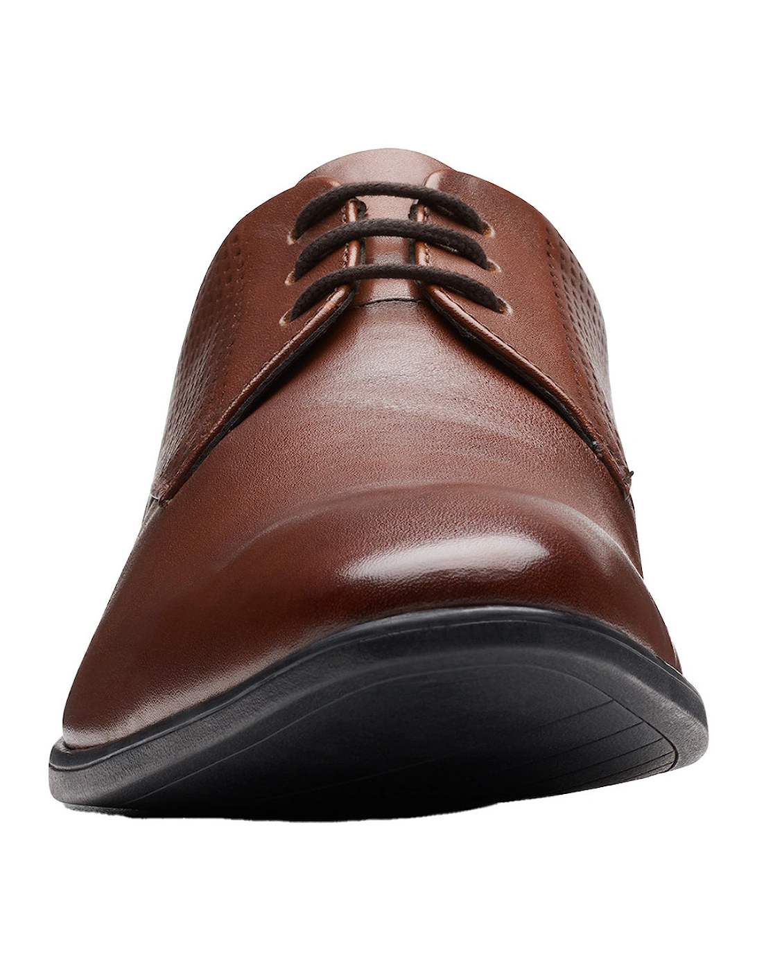 Mens Boswyn Lace Leather Shoes (Tan)