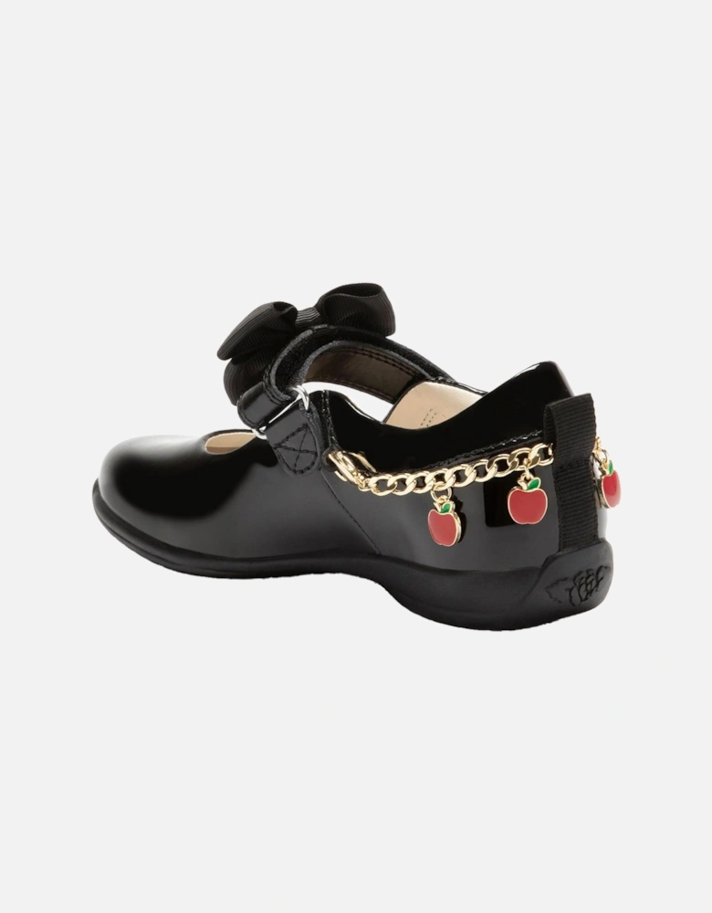 Juniors Fior Di Mela School Shoes (Black)