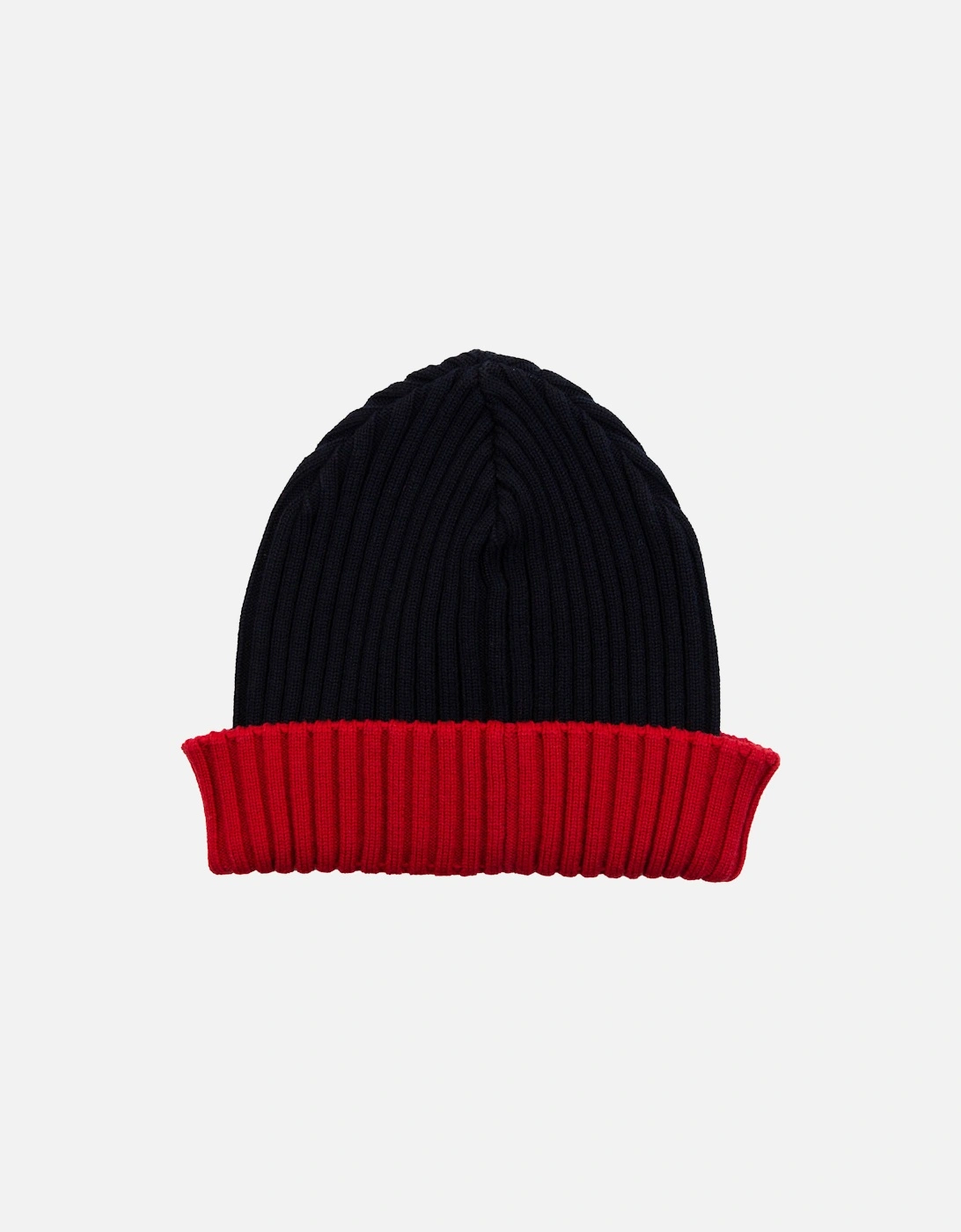 Mens Watershed Knit Hat (Navy/Red)