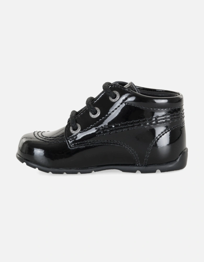 Infants HI Patent Boots (Black)