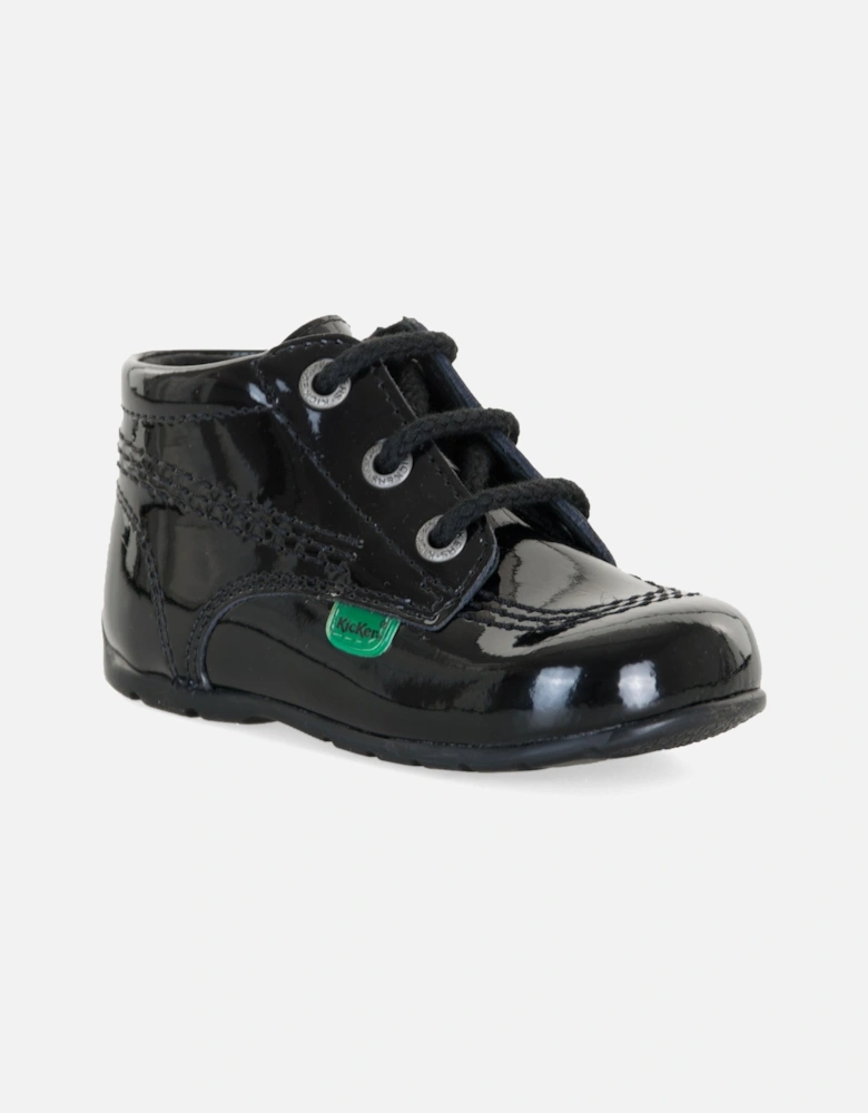 Infants HI Patent Boots (Black)