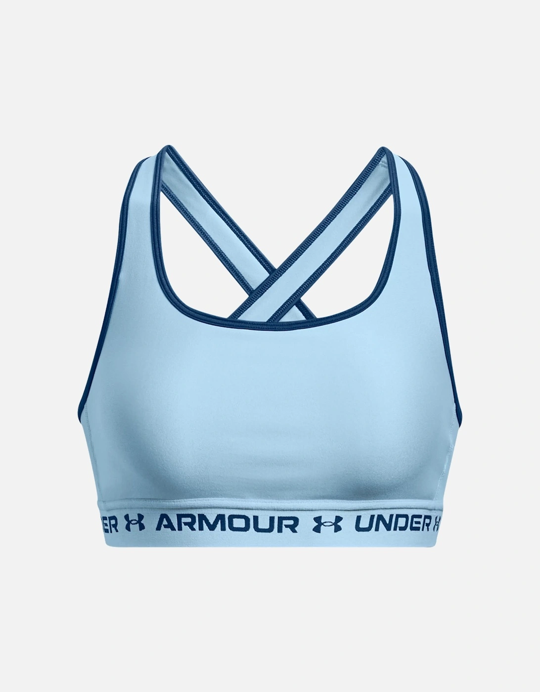 Womens Cross Back Sports Bra (Blue), 7 of 6