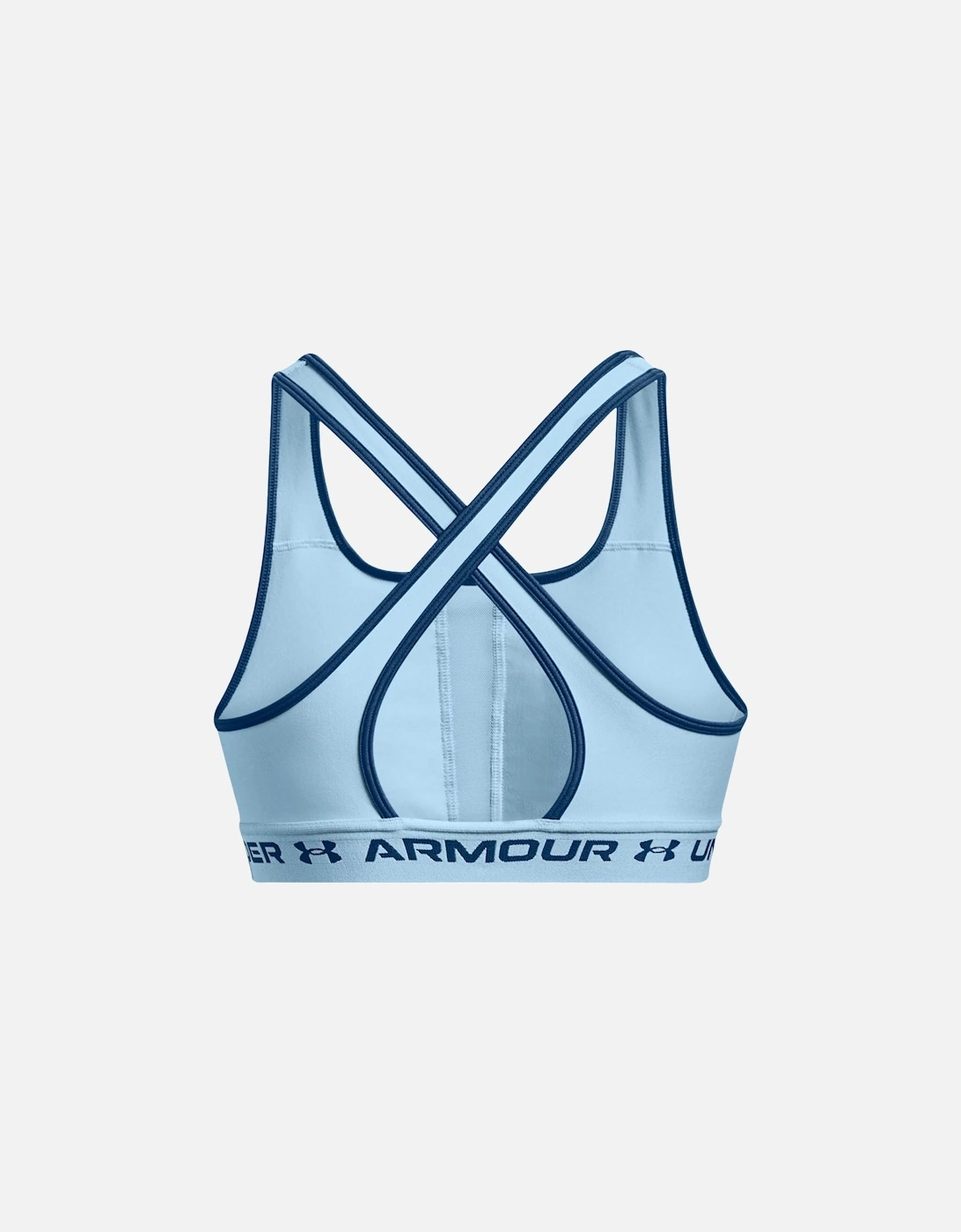 Womens Cross Back Sports Bra (Blue)