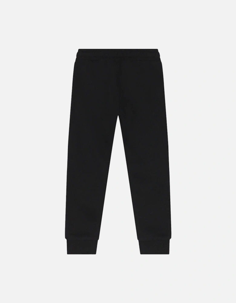 Juniors Pocket Colour Patch Joggers (Black)