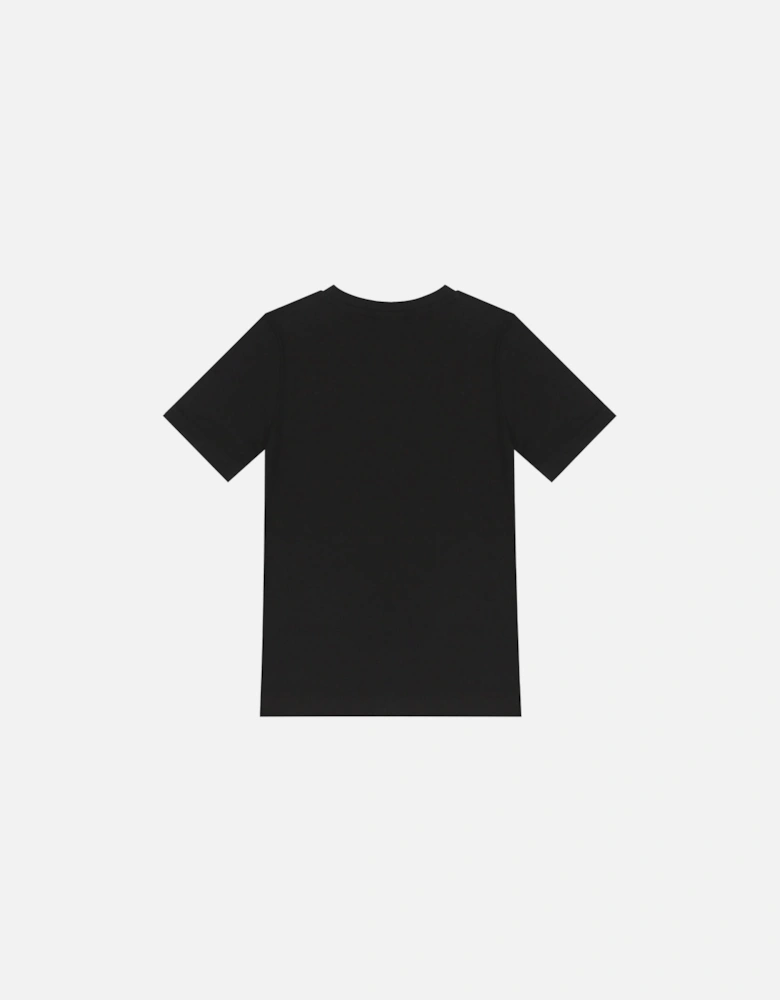 Youths Fancy Logo T-Shirt (Black)