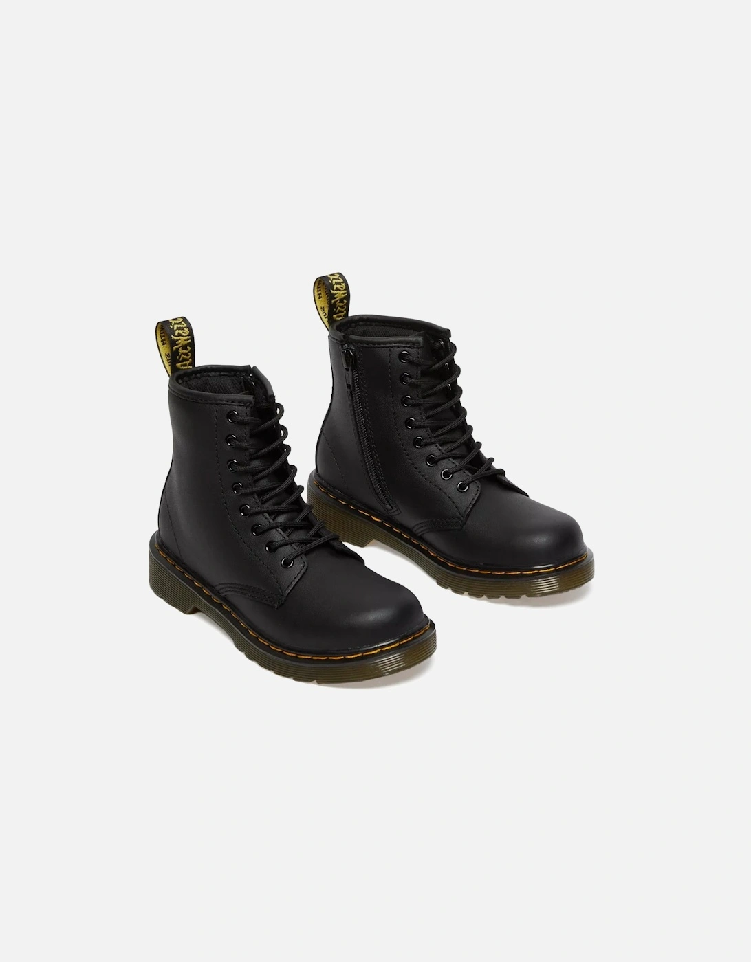 Dr. Martens Juniors 1460 Delaney Softy T Leather Boots (Black), 10 of 9