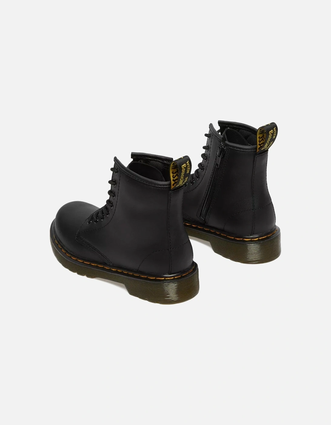 Dr. Martens Juniors 1460 Delaney Softy T Leather Boots (Black)