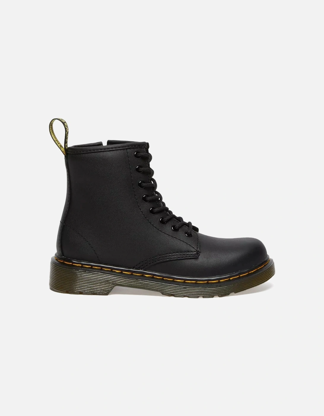 Dr. Martens Juniors 1460 Delaney Softy T Leather Boots (Black)