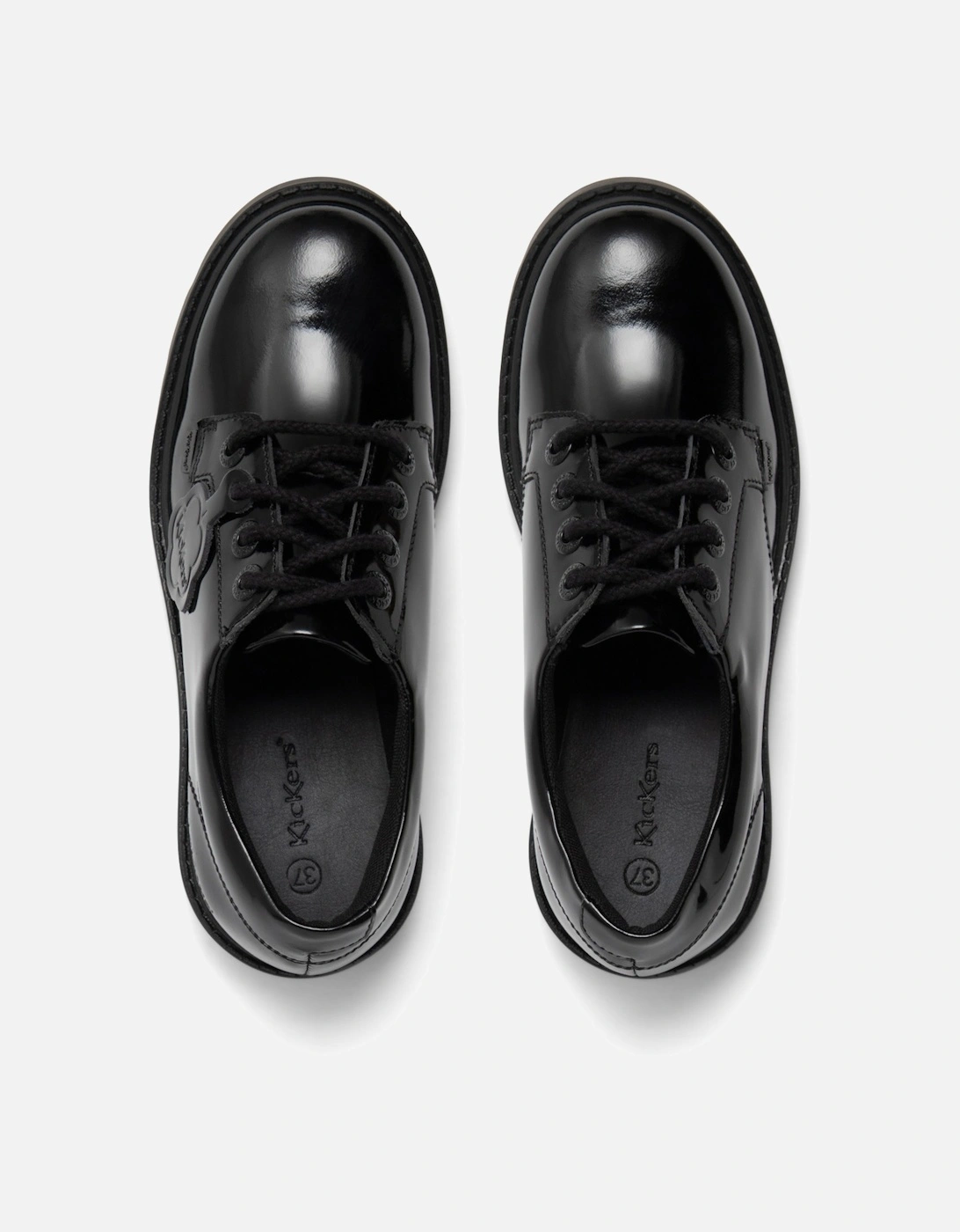 Womens Kori Patent Leather Shoes (Black)