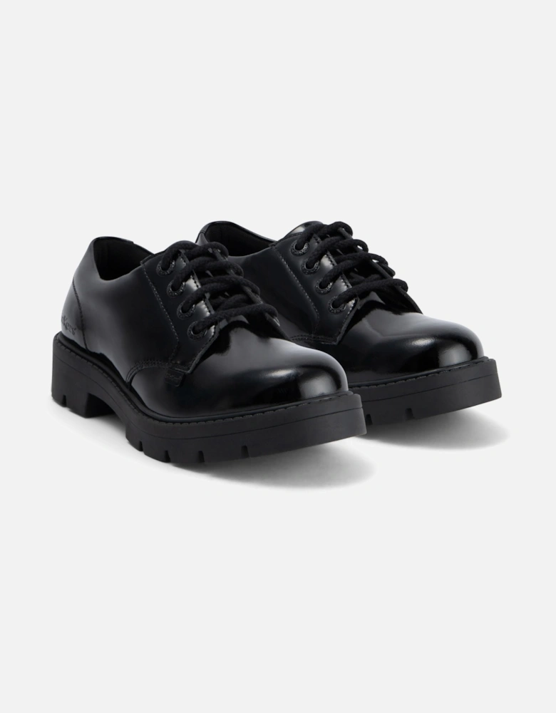 Womens Kori Patent Leather Shoes (Black)