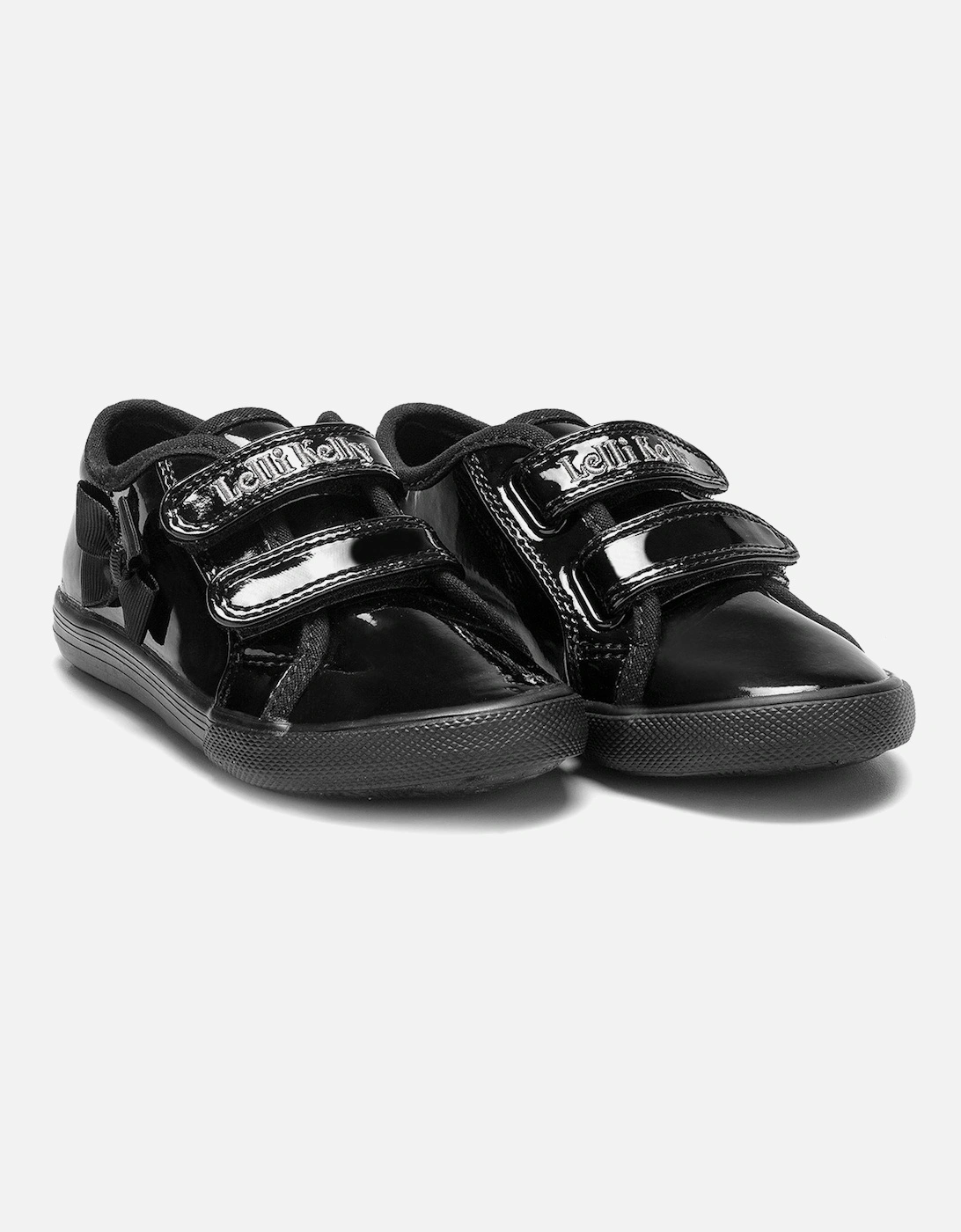 Juniors Lily Patent Shoes (Black), 6 of 5