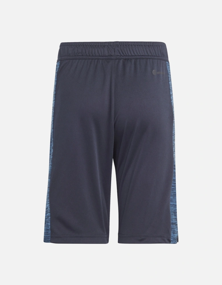 Youths Heathered Shorts (Ink Blue)