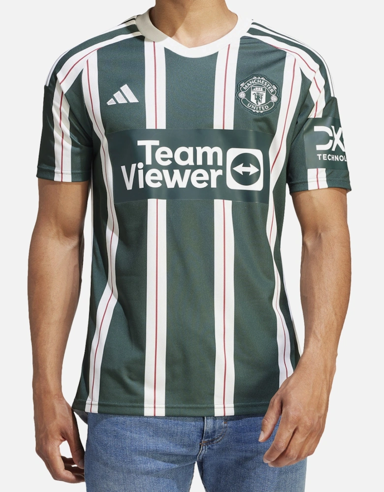 Mens Manchester United Away Shirt 2023/24 (Dark Green)