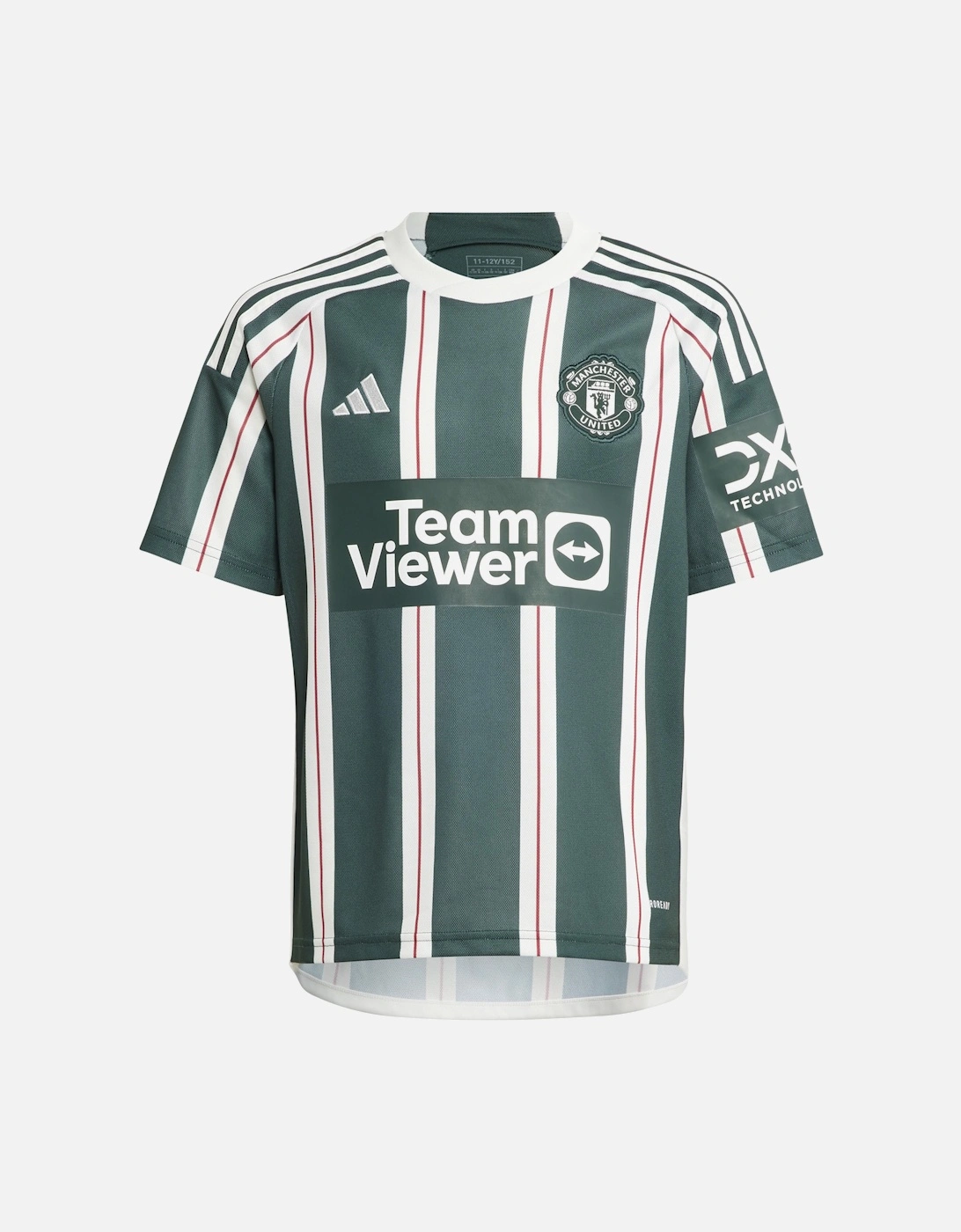 Youths Manchester United Away Shirt 2023/24 (Dark Green), 6 of 5