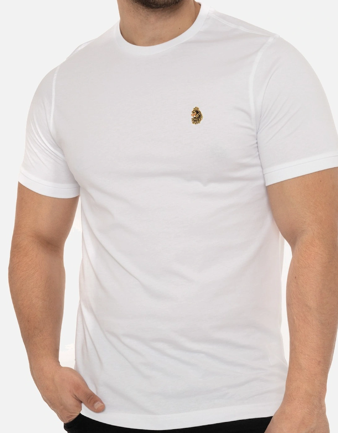 Luke Mens Traff Core Sports T-Shirt (White), 7 of 6