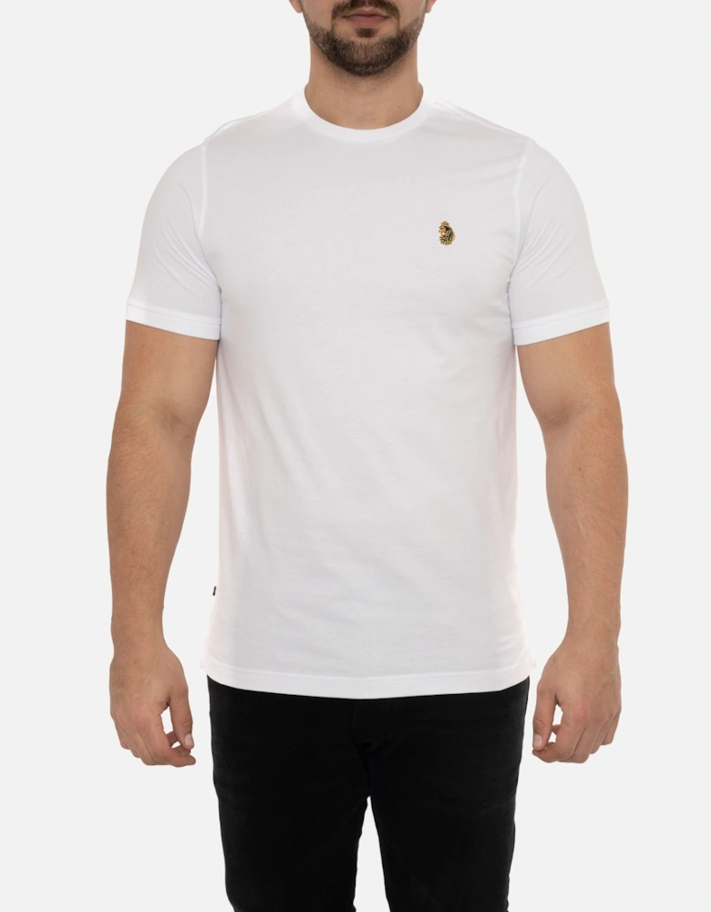 Luke Mens Traff Core Sports T-Shirt (White)