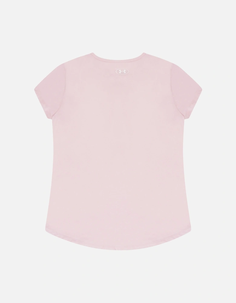 Youths Sportstyle Logo T-Shirt (Pink)
