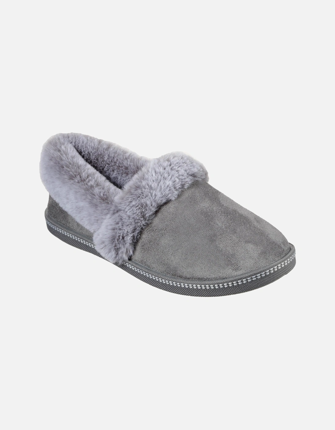 Womens Cozy Campfire Slippers (Grey), 6 of 5