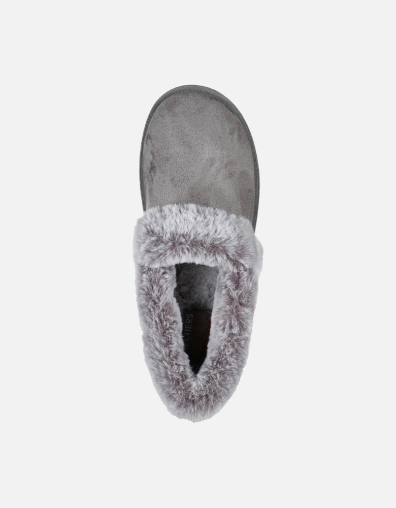 Womens Cozy Campfire Slippers (Grey)