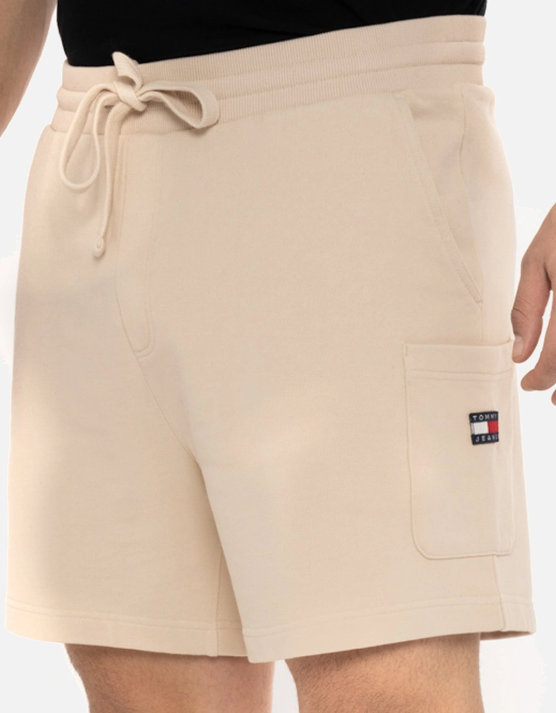 Mens Cargo Beach Shorts (Beige)