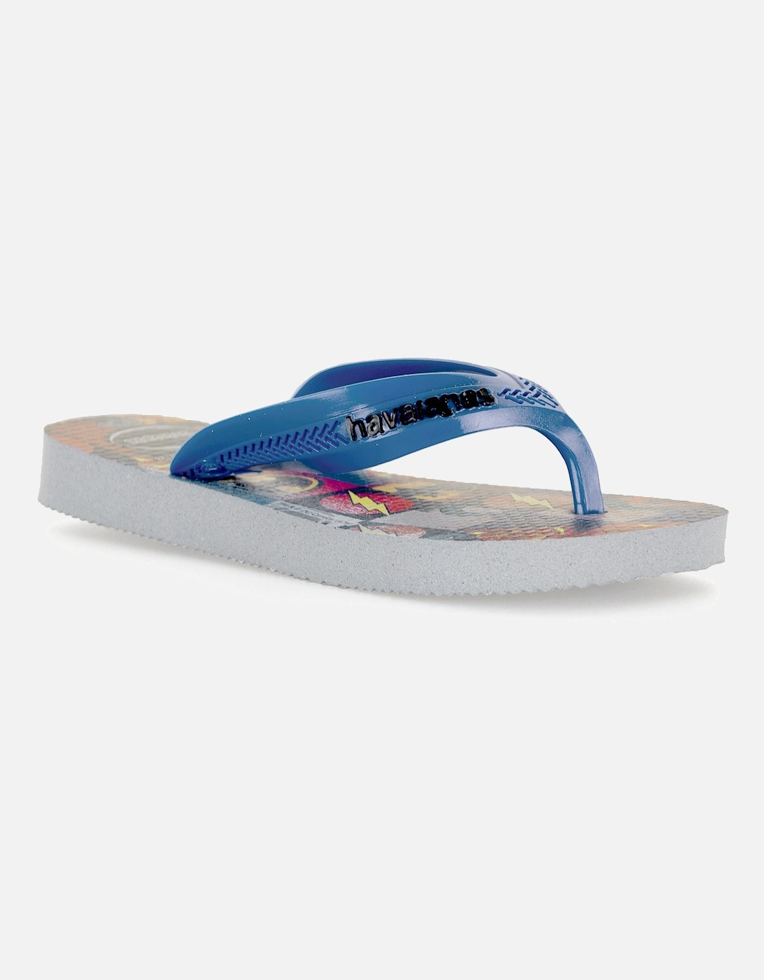 Juniors Max Heroes Flip Flops (Blue)