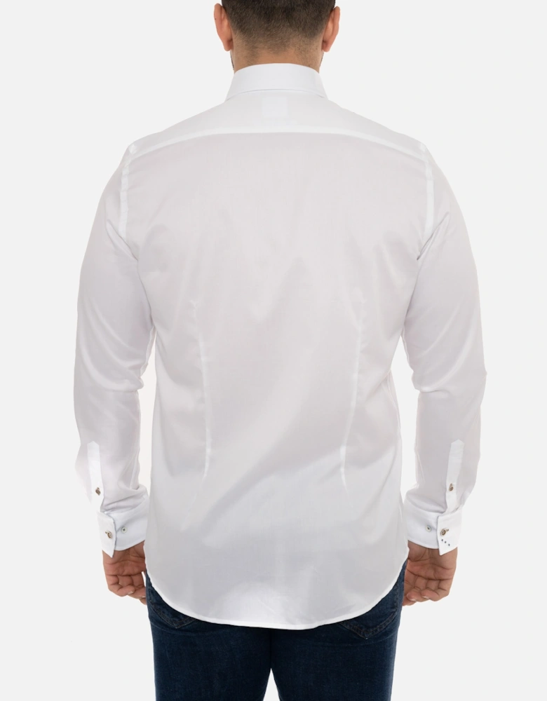 Mens Trim Shirt (White)