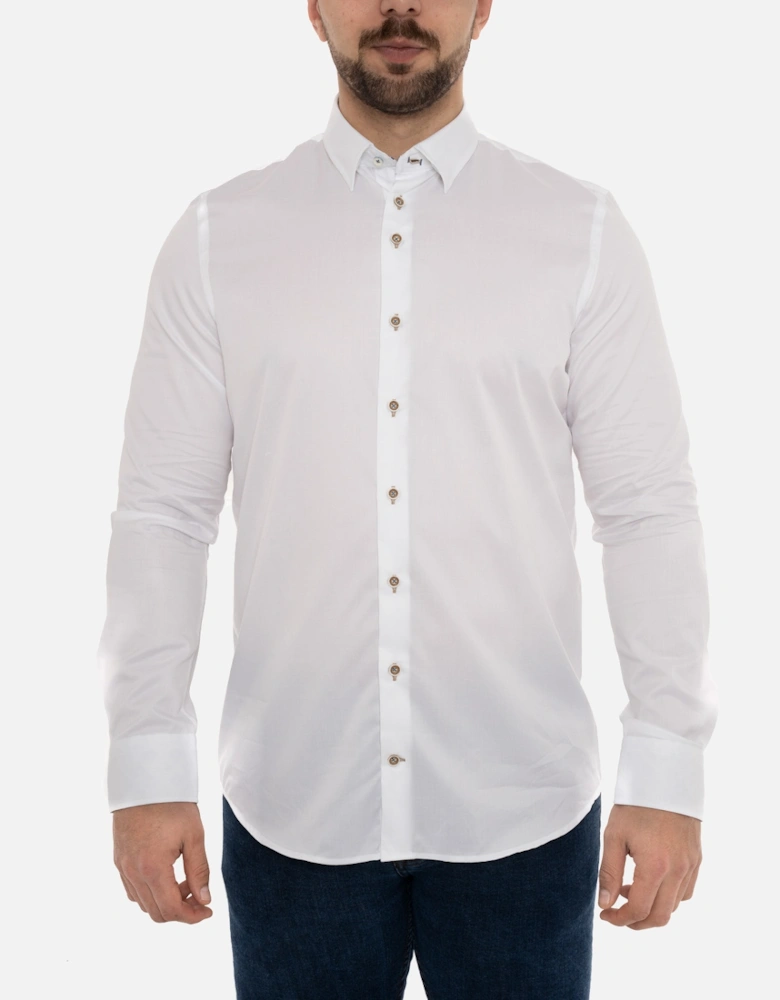 Mens Trim Shirt (White)