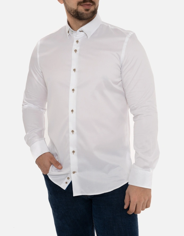 Mens Trim Shirt (White)