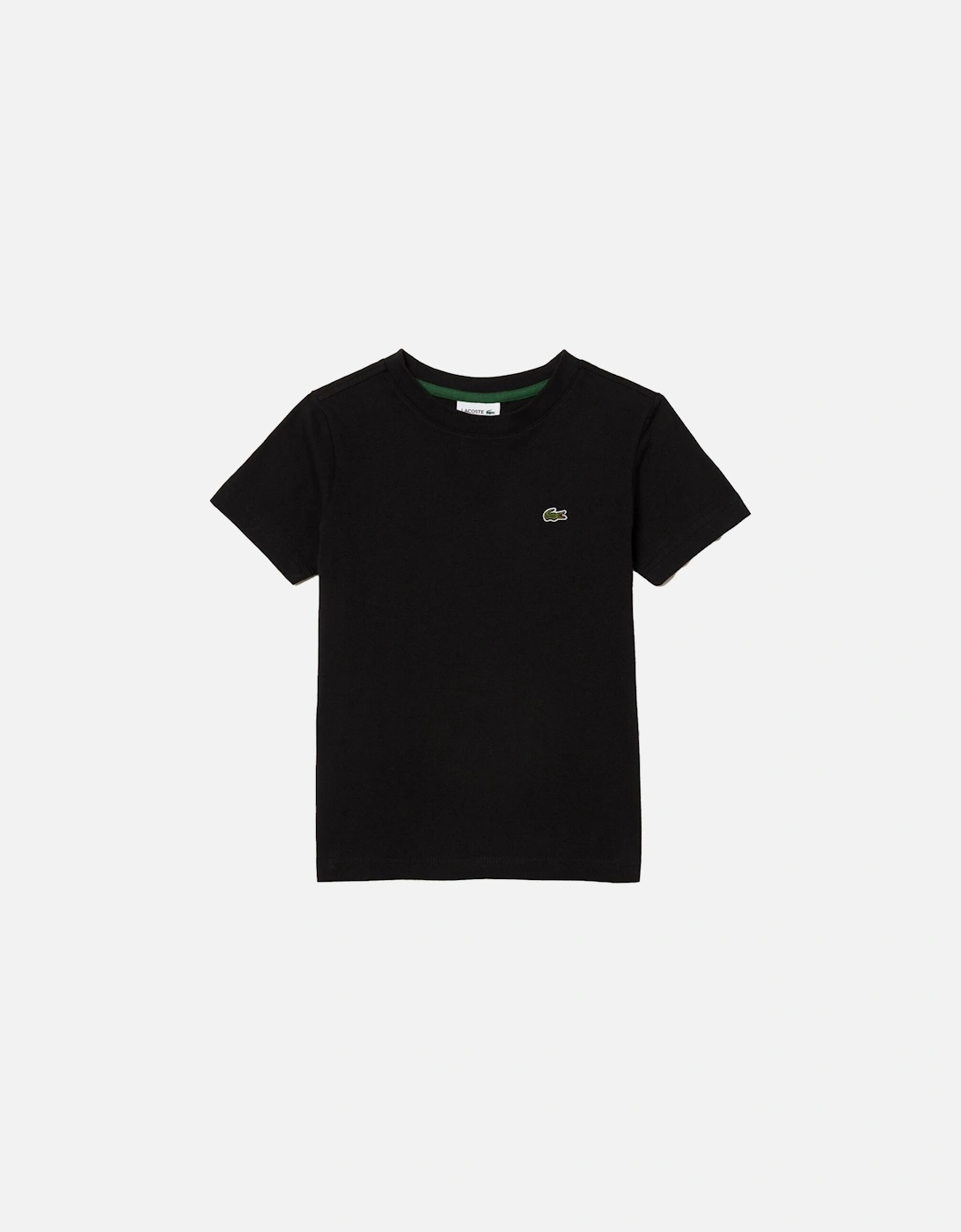 Juniors Plain T-Shirt (Black), 4 of 3