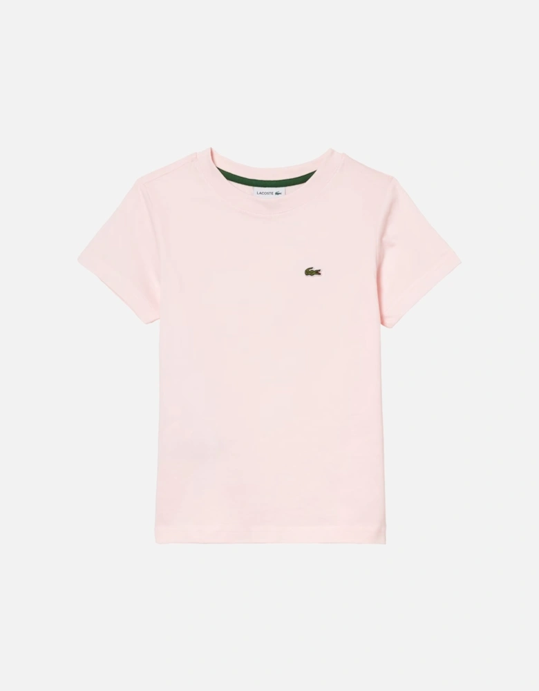Juniors Plain T-Shirt (Pink)