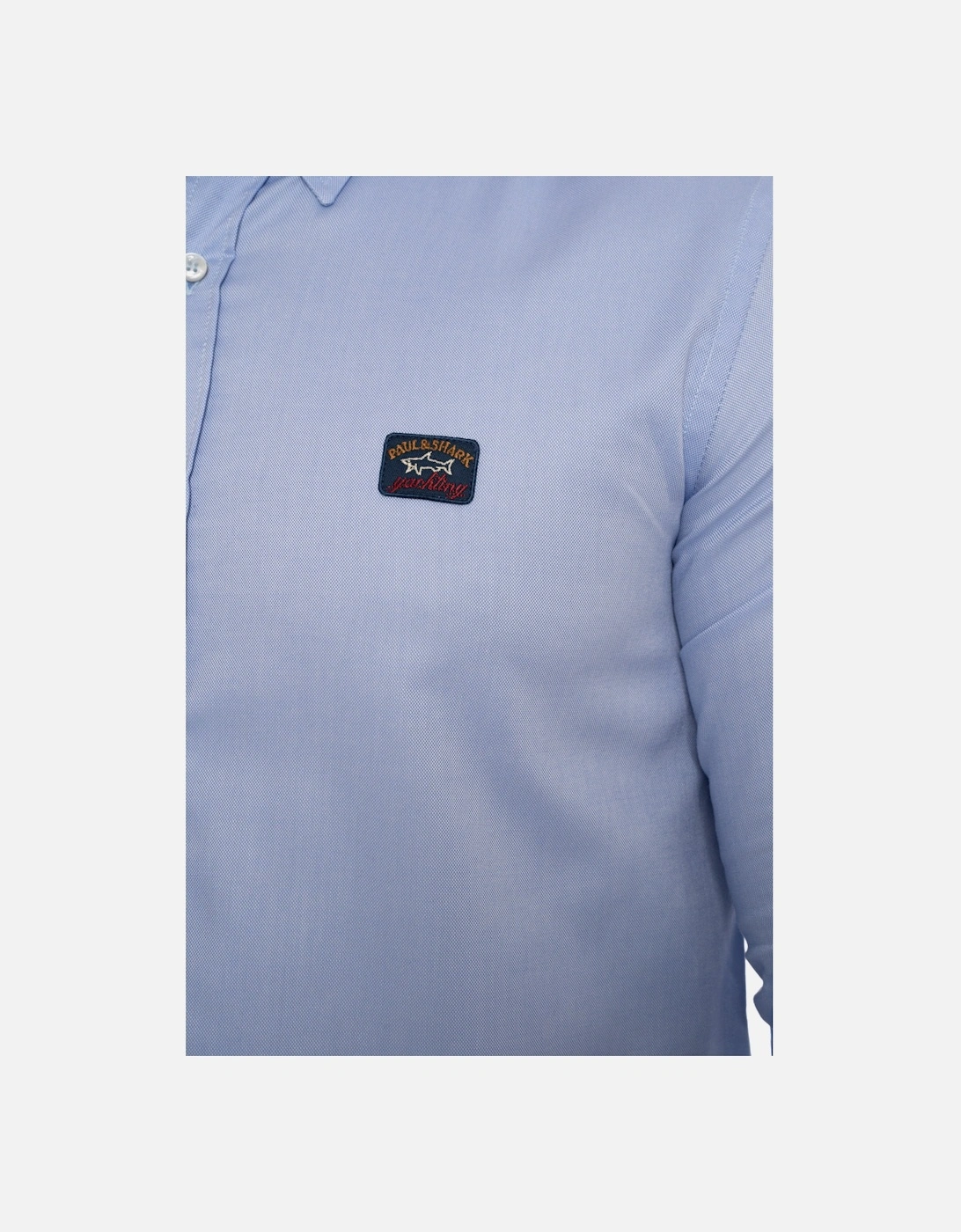 Mens L/S Patch Logo Shirt (Blue)