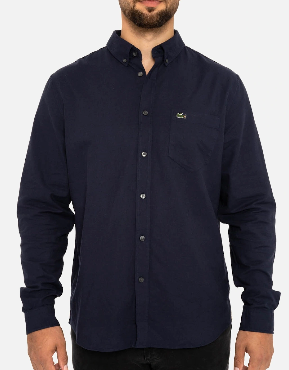 Mens L/S Oxford Shirt (Navy), 7 of 6