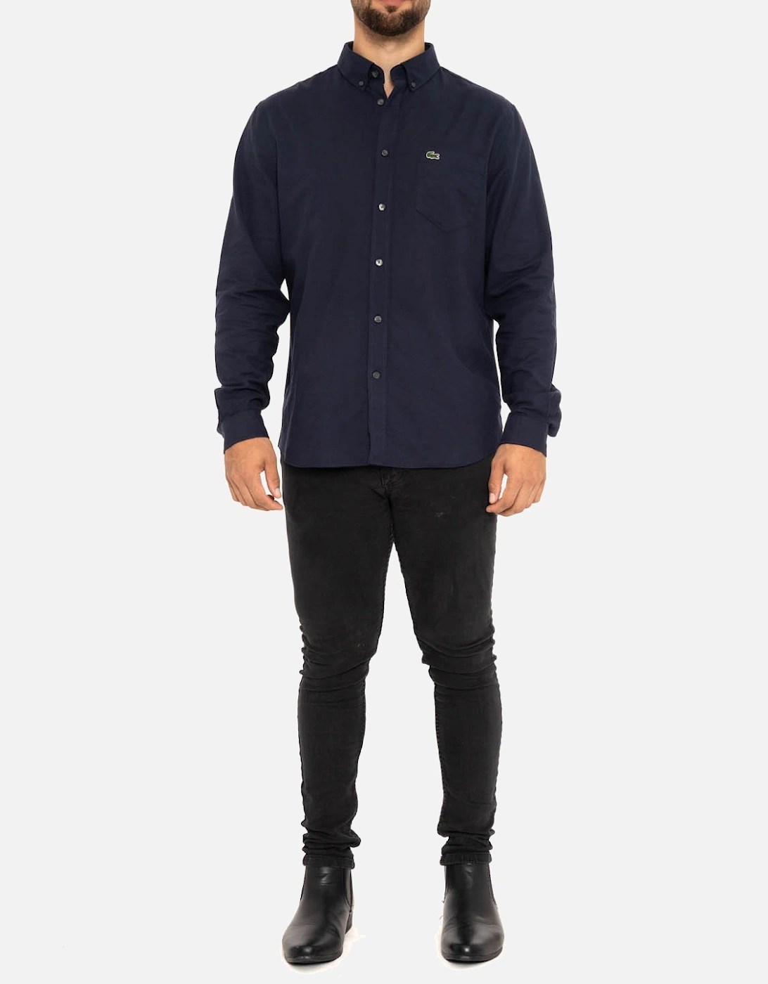 Mens L/S Oxford Shirt (Navy)