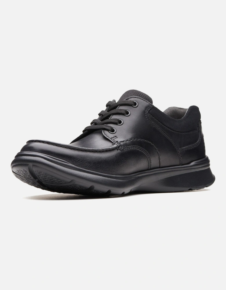 Mens Cotrell Edge Smooth Leather Shoes (Black)