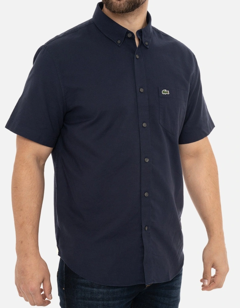Mens S/S Oxford Shirt (Navy)