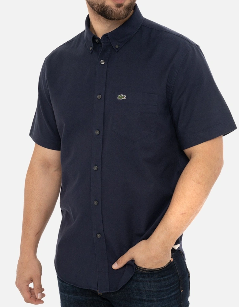 Mens S/S Oxford Shirt (Navy)