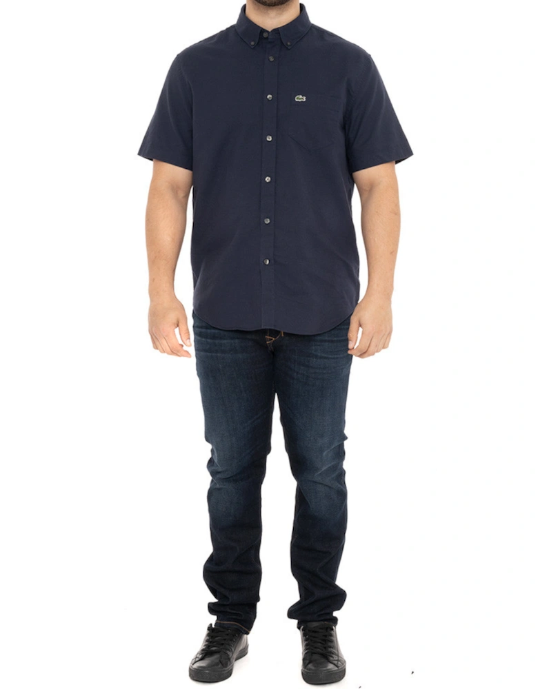 Mens S/S Oxford Shirt (Navy)