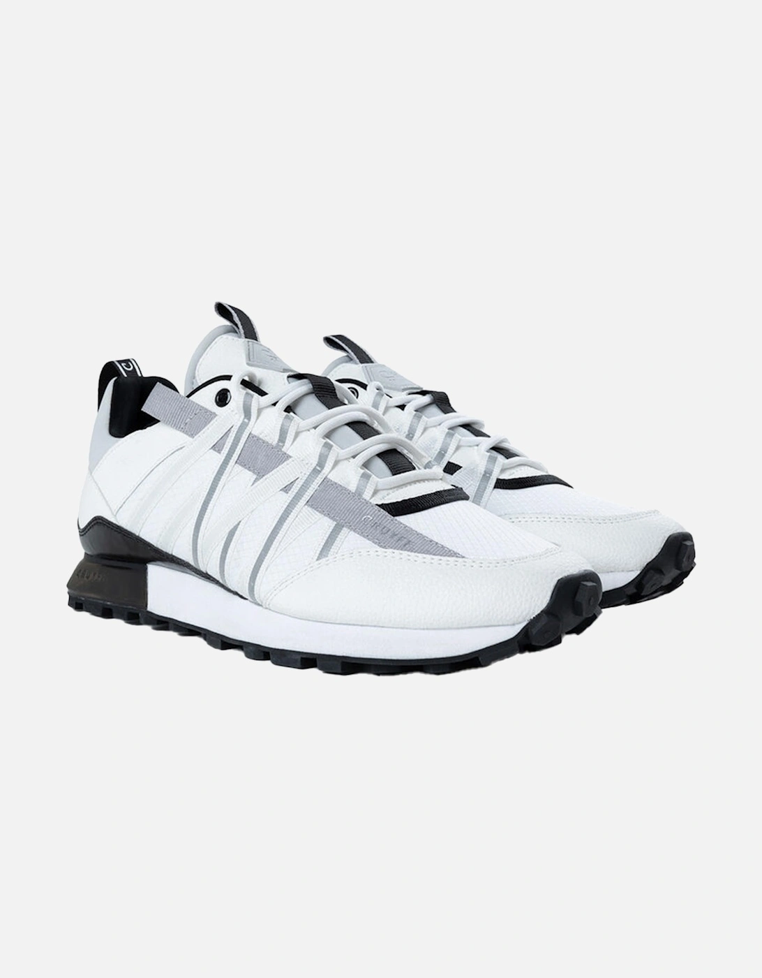 Mens Fearia Tumbled Ripstop Trainers (White)