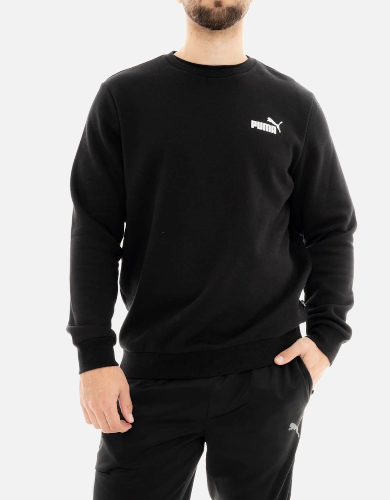 Mens Essential Small Logo Sweatshirt (Black)