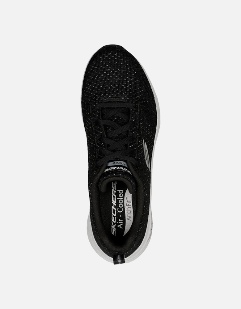 Womens Arch-Fit Glee For All Trainers (Black/White)
