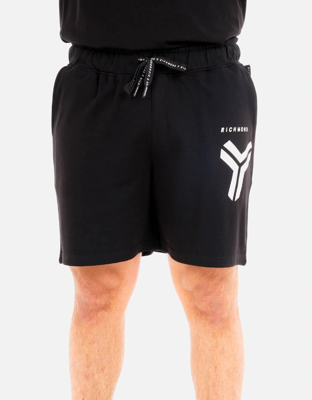 RICHMOND Mens Ravello Fleece Shorts (Black), 4 of 3