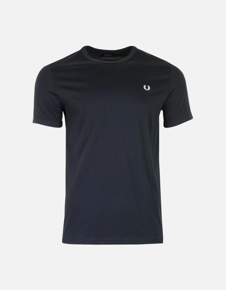 Mens Ringer T-Shirt (Navy)